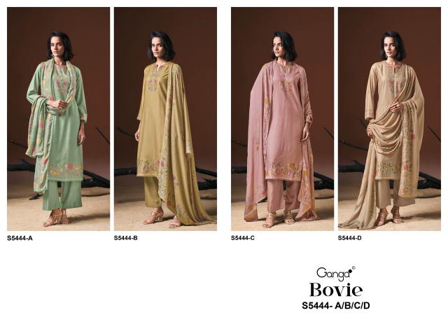 Ganga bovie 5444 wholesale ladies dress material suppliers in chennai